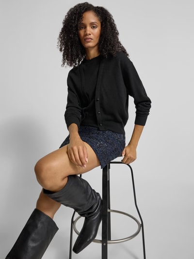 Rabanne Cardigan aus Woll-Mix Black 3