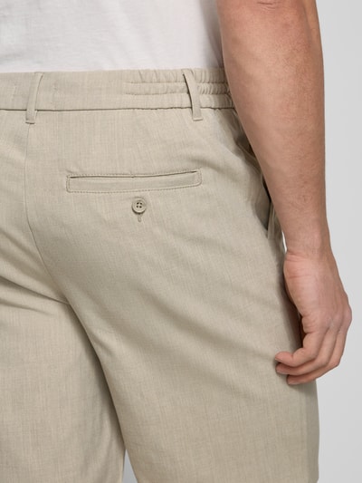 Only & Sons Slim Fit Shorts mit Gesäßtaschen Modell 'LOU' Beige 3