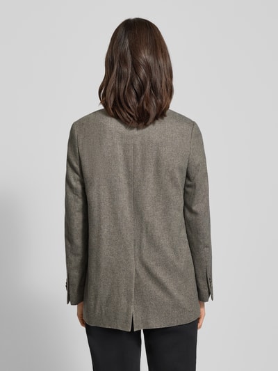 Drykorn Relaxed Fit Blazer aus Woll-Mix Modell 'GLENDALE' Hellbraun Melange 5