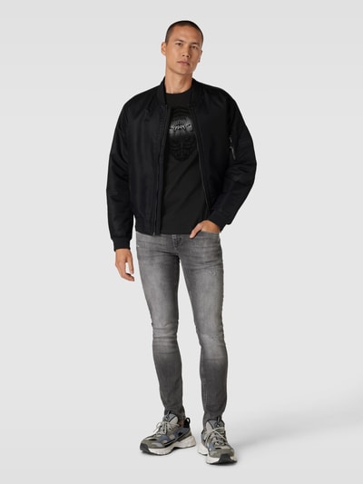 Antony Morato T-shirt z nadrukowanym motywem Czarny 1