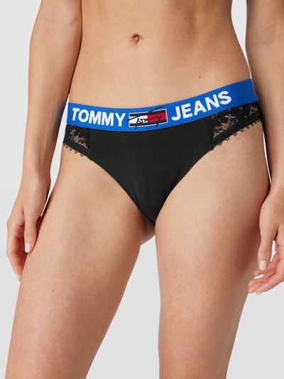 Tommy Jeans Slip mit floraler Spitze Black 3