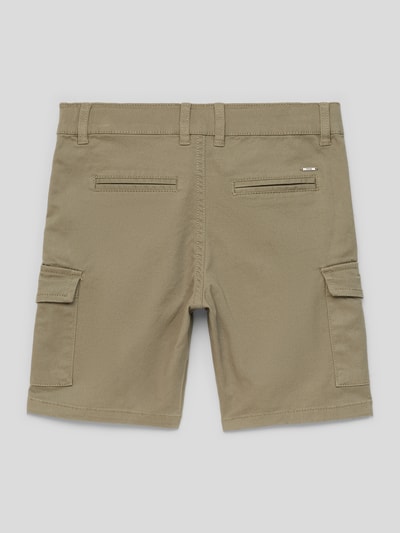 Mango Cargoshorts mit Cargotaschen Modell 'comporta' Schilf 3