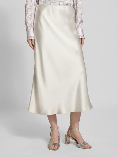 Herzensangelegenheit Midirock mit elastischem Bund Silber 4