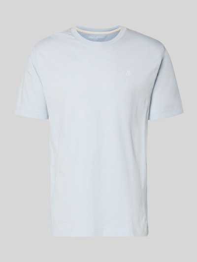 Marc O'Polo Regular Fit T-Shirt aus reiner Baumwolle Hellblau 2