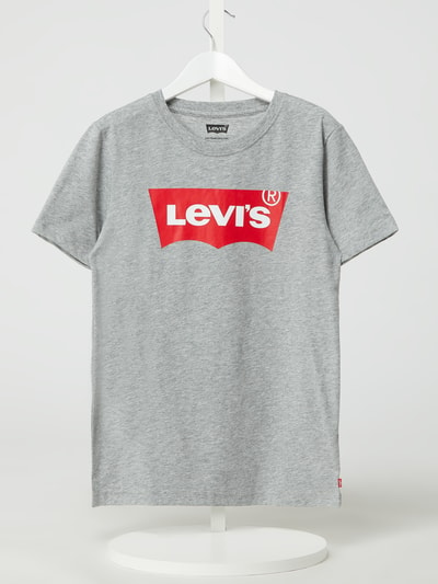 Levi’s® Kids T-Shirt mit Logo Mittelgrau Melange 1