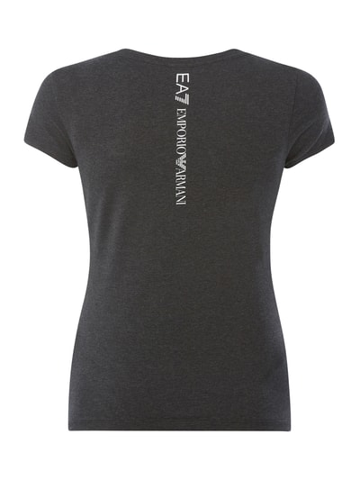 EA7 Emporio Armani T-Shirt mit Logo-Details  Mittelgrau 3