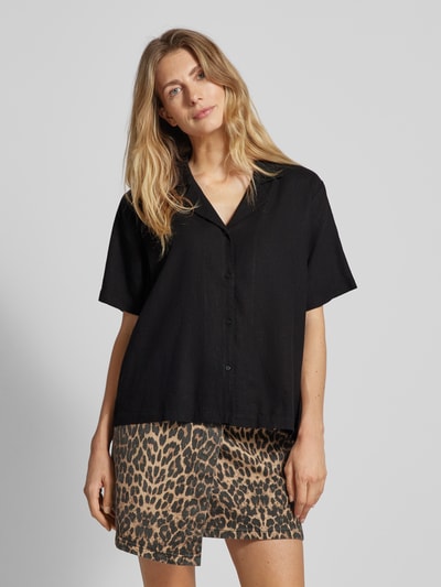 Soyaconcept Linnen overhemdblouse met reverskraag, model 'Ina'  - 4