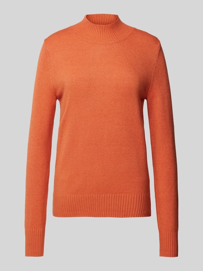 Christian Berg Woman Gebreide pullover met ribboorden, model 'Aliv' Terracotta gemêleerd - 2