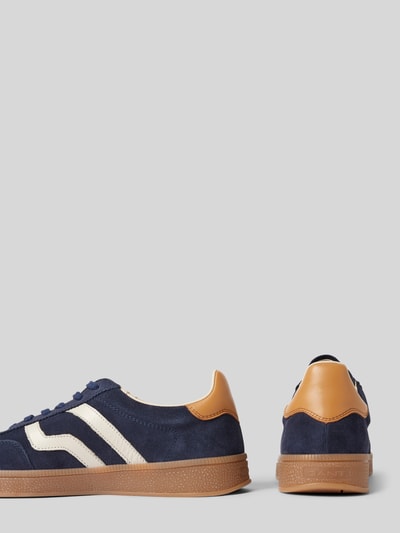 Gant Sneakers van leer met labelstitching, model 'Cuzima' Bleu - 2