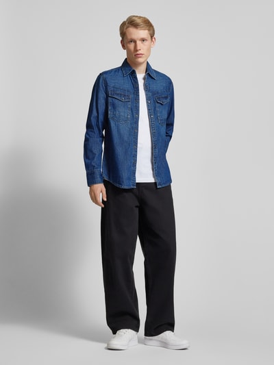 G-Star Raw Jeansjacke mit Kentkragen Blau 1