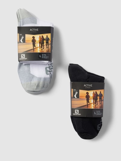 Salomon Socken mit Label-Details Modell 'ACTIVE' Weiss 3