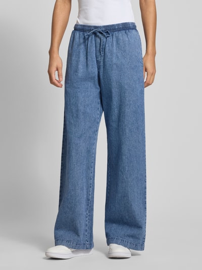 NOISY MAY® Wide Fit Jeans mit elastischem Bund Modell 'Enza' Jeansblau 4