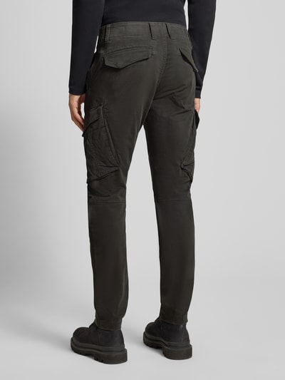 PME Legend Cargohose mit Label-Detail und Pattentaschen Modell 'Nordrop' Anthrazit 5