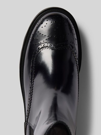 Marc Cain Bags & Shoes Buty chelsea z ażurowym wzorem Czarny 3