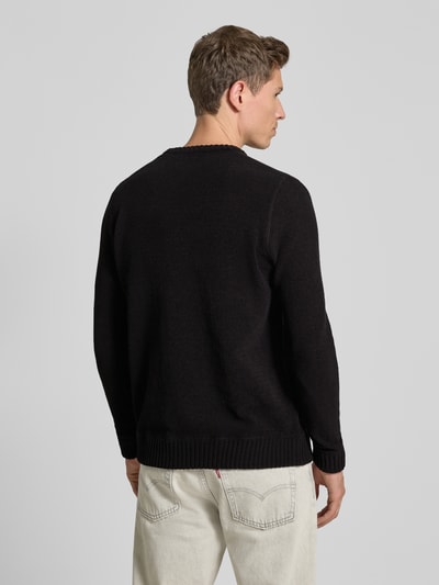Only & Sons Regular fit gebreide pullover met ronde hals, model 'ETHAN' Zwart - 5