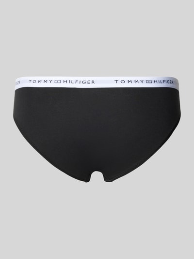 TOMMY HILFIGER Slipy z bawełny mieszanej Czarny 3