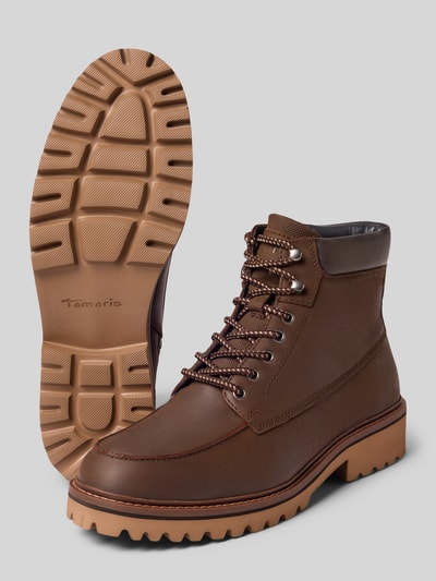Tamaris Boots aus echtem Leder Dunkelbraun 4