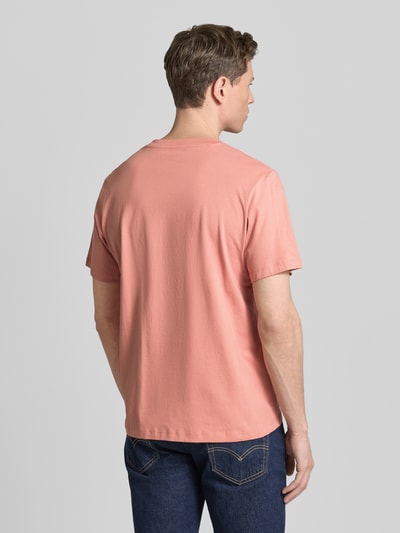 Selected Homme T-shirt o kroju regular fit z czystej Bawełna Model 'ASPAN' Brudnoróżowy 5