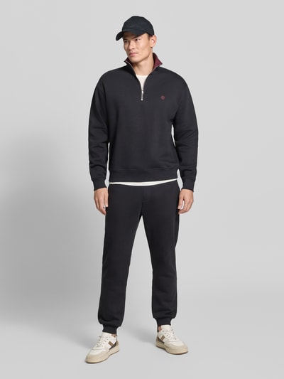 MCNEAL Straight Fit Jogginghose aus Baumwoll-Mix Black 1