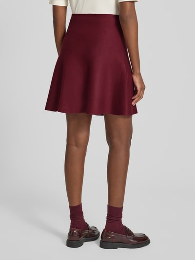 Jake*s Collection Minirok met structuurmotief Aubergine - 5