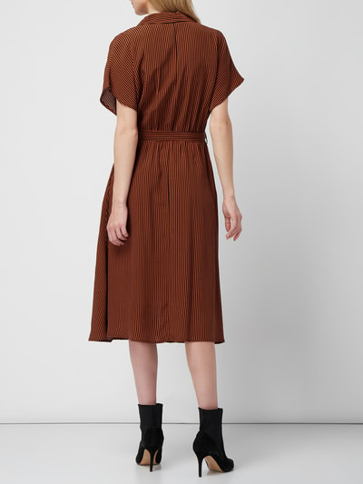 Joseph Janard Blousejurk van viscose met streepmotief Camel - 4