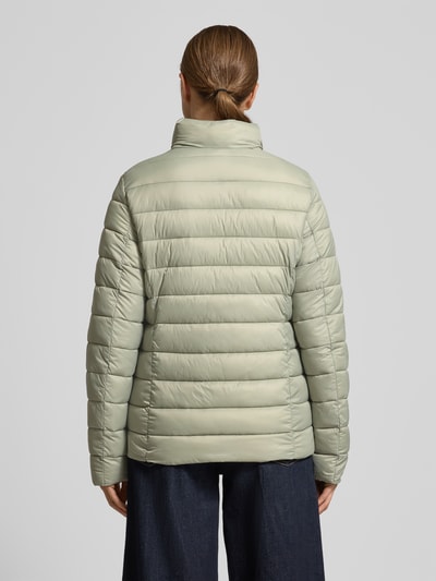 Christian Berg Woman Selection Gewatteerd jack met opstaande kraag Rietgroen - 5