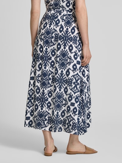 Vero Moda Maxi-Rock aus reiner Viskose Modell 'EASY JOY' Marine 5