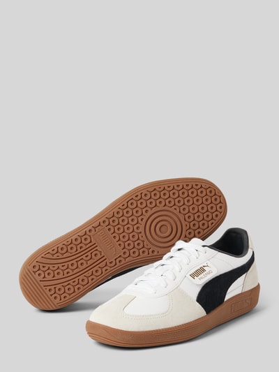 Puma Sneaker aus Leder-Mix Modell 'Palermo' Weiss 4