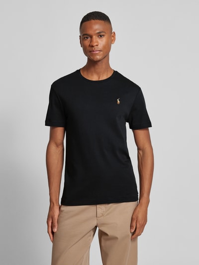 Polo Ralph Lauren T-shirt met labelstitching Zwart - 4