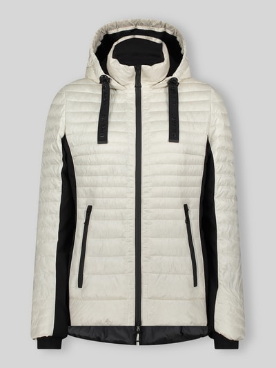 Gil Bret Slim fit gewatteerd jack met tweewegritssluiting Offwhite - 2