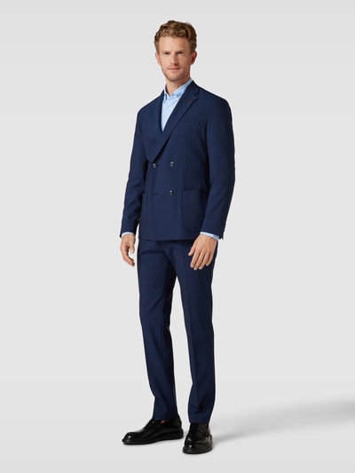 CK Calvin Klein Business-Hemd mit Button-Down-Kragen Modell 'OXFORD' Bleu 1