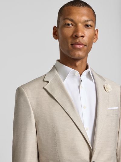 JOOP! COLLECTION Sakko mit Einstecktuch Modell 'Wedding Herby' Sand 3
