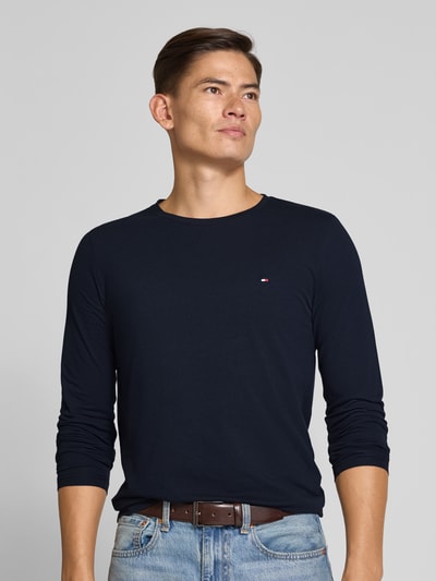 Tommy Hilfiger Slim fit shirt met lange mouwen van katoenmix Marineblauw - 3