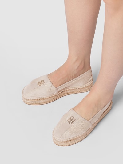 Tommy Hilfiger Espadrille van textiel Zand - 1