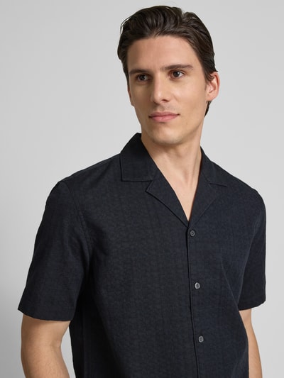 Marc O'Polo Regular Fit Freizeithemd aus reiner Baumwolle Black 3