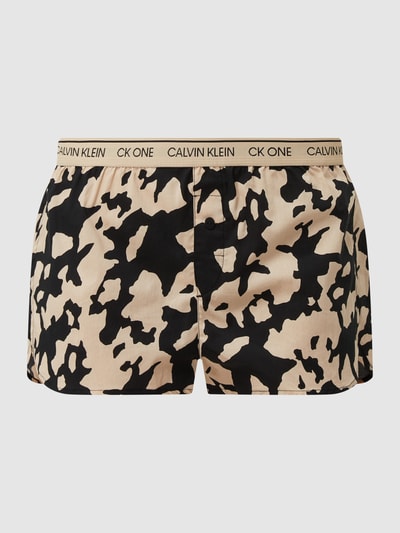 CK One Pyjama-Shorts aus Baumwolle Beige 2