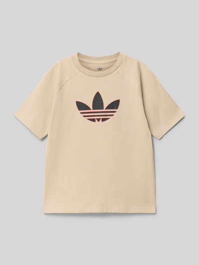 adidas Originals Regular fit T-shirt van puur katoen Beige - 1