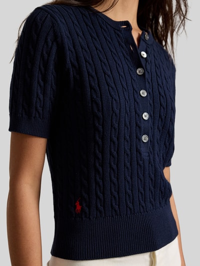 Polo Ralph Lauren regular fit pullover van puur katoen Marineblauw - 3