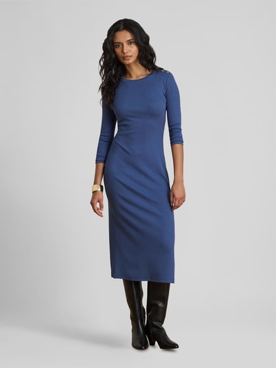 Lauren Ralph Lauren Eng anliegendes Freizeitkleid aus Baumwoll-Mix Blau 4