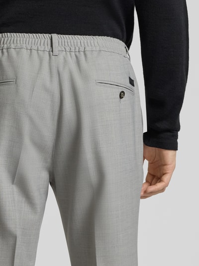 JOOP! Collection Stoffhose mit elastischem Bund Modell 'Lester' Hellgrau 3
