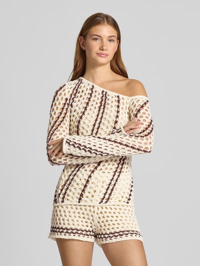 LeGer by Lena Gercke Strickpullover im One-Shoulder-Look Modell 'Laren' Offwhite 4