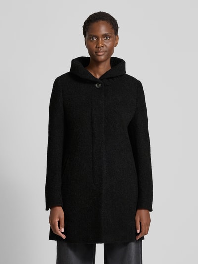 Gil Bret Lange jas met opstaande kraag en steekzakken Zwart - 4
