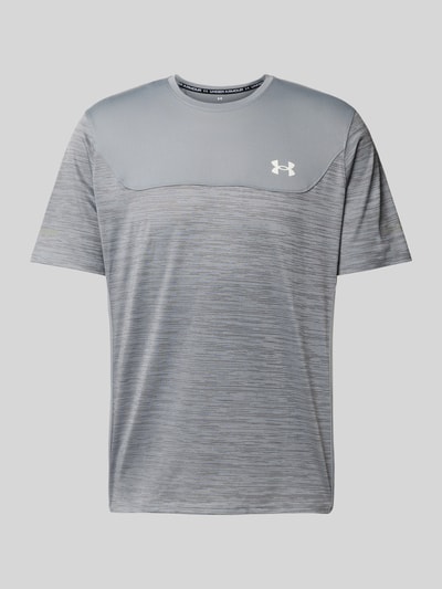 Under Armour Regular fit T-shirt met logoprint, model 'Tech' Middengrijs - 2