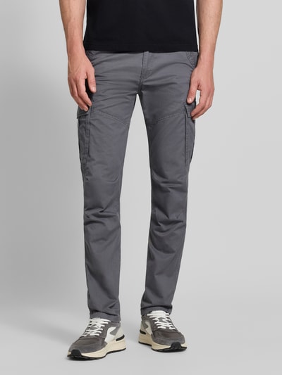 s.Oliver RED LABEL Spodnie cargo o kroju regular fit z mieszanki bawełny Czarny 4