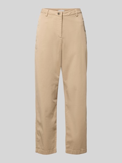 Produktfoto, Slim Fit Chino aus Baumwoll-Mix von Tommy Hilfiger, efekt: jednolity kolor, krój slim fit, szlufki na pasek, zapięcie na guzik i ukryty zamek błyskawiczny, wpuszczane kieszenie boczne, kieszenie z tyłu, mieszanka bawełny