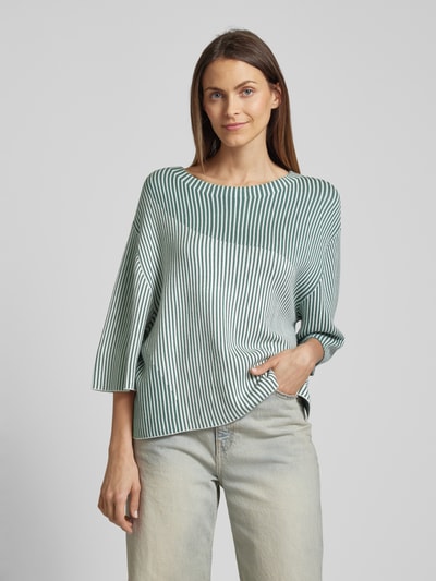 Tom Tailor Oversized Strickpullover mit 1/2-Ärmel Bottle 4