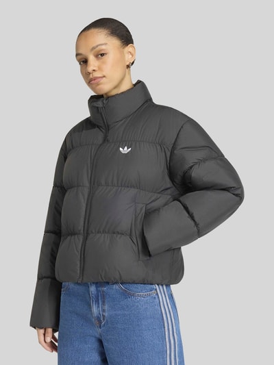 adidas Originals Regular Fit Steppjacke mit Stehkragen Black 3