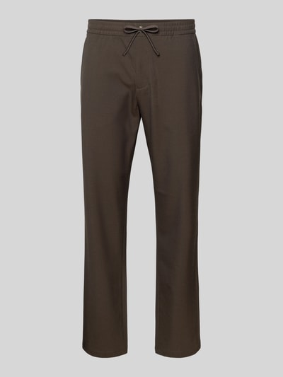 Produktfoto, Regular Fit Stoffhose mit Viskose-Anteil Modell 'Robert' von Selected Homme, Optik: Unifarben, Twill Material-Mix, Mid Waist