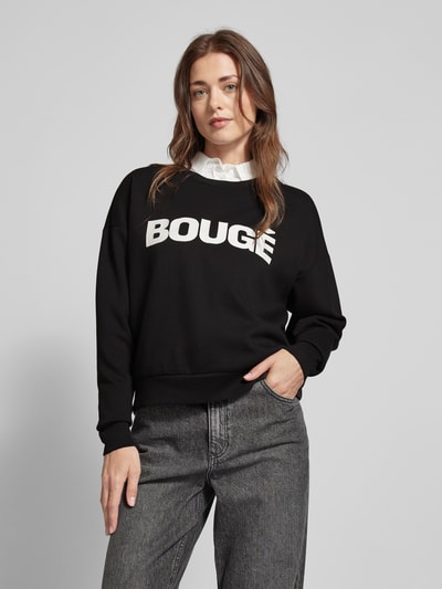 Vila Sweatshirt mit Statement-Print Modell 'SIFFI BOUG' Black 4