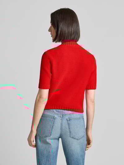 monari Strickjacke mit Knopfleiste Hellrot 5